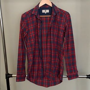 Men’s Plaid long sleeve button down